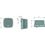 Cobo Knipper-breedtelicht 84 x 84 x 51 mm, P21W, C5W links / rechts | 44906471, 3121089R91, 5177841, 86546063