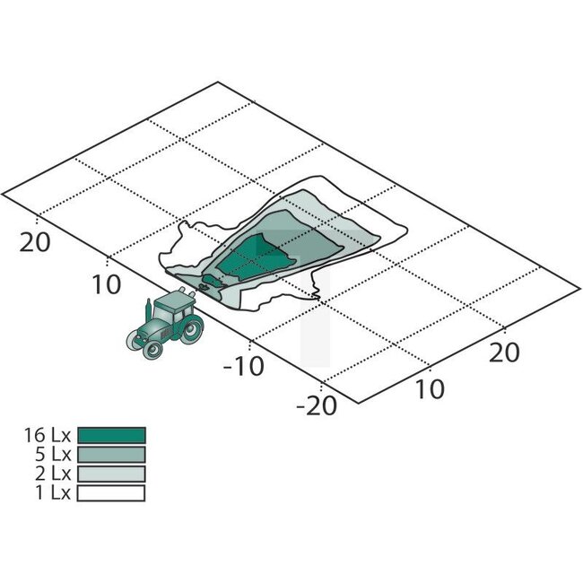 HELLA Feu de travail - 4551GB 006213101, 60507067, 1GB006213101