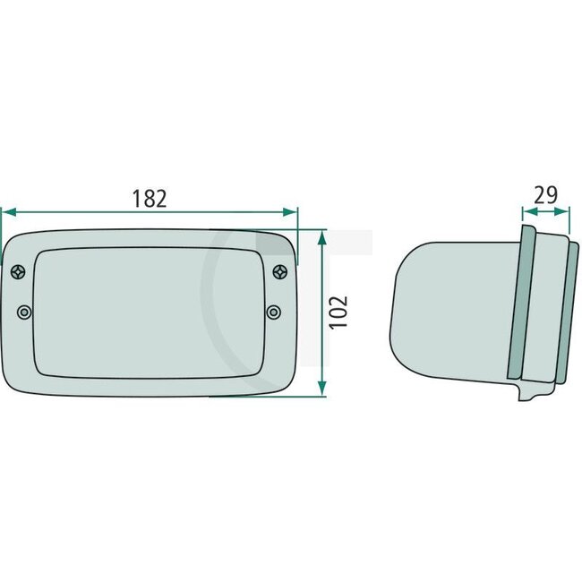 HELLA Arbeitsscheinwerfer - 4551GB 996080021, 1-40-172-011, 1GB996080021, 1GB 996 080-021, 4271030M91, AZ55466 | Leuchtmittel: H3 | Anschluss: offene Kabelenden | Form: eckig | Lochabstand: 160 mm | Material: Gehäuse: Kunststoff; Lichtscheibe: Glas | Abmessunge