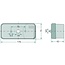 HELLA Knipper-breedtelicht links / rechts P21W, R5W, 170 x 75 x 62 mm | 3221211R91, 2BE002582031