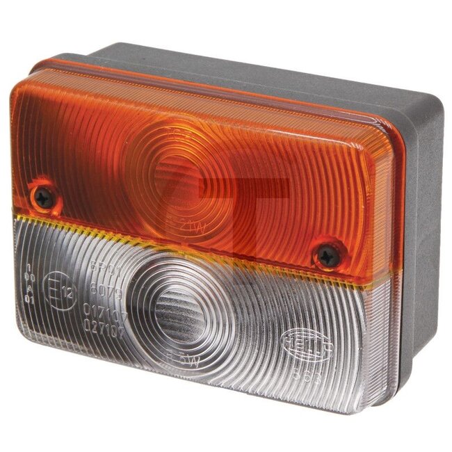 GRANIT Direction indicator and position light - 70702023, 1-34-673-210, 1-34-673-101, 1-34-673-001, I1-34-673-210 | Bulb: 12V21WK / P21W, 12V5WK / R5W | Colour: Yellow, white | Form: Rectangular | Installation location: Right | Type: Bulb | Light function: With