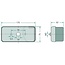HELLA Achterlicht 170 x 75 x 62 mm, 12 / 24 V, knipperlicht en remlicht | 2SD002582011