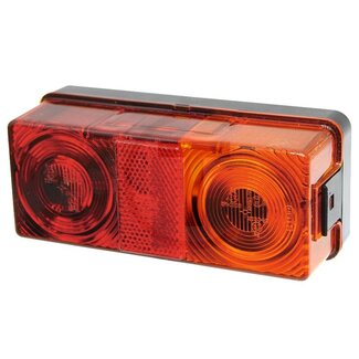 HELLA Achterlicht 170 x 75 x 64 mm, gatafstand 70 mm, M5, 12 / 24 V