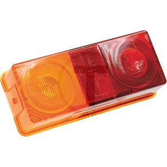 HELLA Streuscheibe mit Blinklicht, Bremslicht, Rückstrahler, Rückleuchte links / rechts