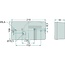 HELLA Rear light right 210 x 108 x 66 mm, 12 / 24 V, hole spacing 152 mm | 9EL136825-011