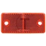 HELLA Reflector rood 94 x 44 mm, dikte 6 mm, Ø 4,3 mm, gatafstand 70 mm | 3221232R2, X830190061000, 8RA003326001