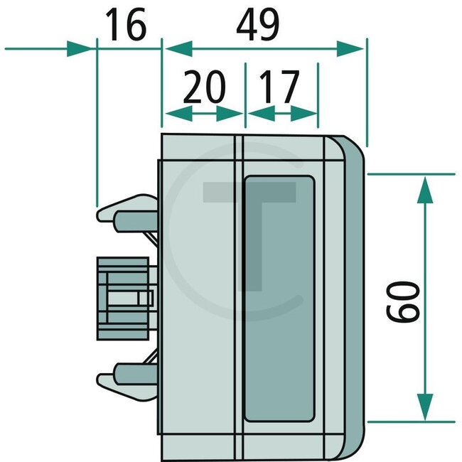 Cobo Kentekenverlichting W5W, 12 V, AMP-aansluiting | 82022831, AL207073
