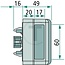Cobo Kentekenverlichting W5W, 12 V, AMP-aansluiting | 82022831, AL207073
