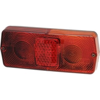 Cobo Achterlicht links / rechts 184 x 76 x 65 mm, 12 V, gatafstand 134 mm