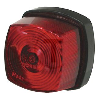 HELLA Achterlicht rood vierkant 52 x 52 x 40 mm, M5, 12 / 24 V