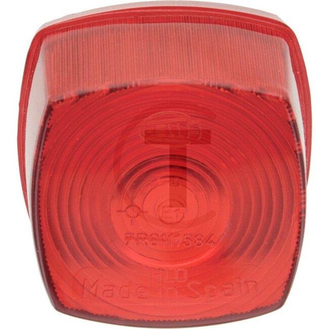 HELLA Lichtscheibe links und rechts - 4559EL 117330011, 9EL117330011, 9EL 117 330-011 | Farbe: rot | Einbauort: rechts, links | Prüfzeichen: E1 11584, ECE