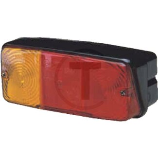 Cobo Achterlicht rechts 160 x 70 x 71 mm, 12 V, gatafstand 58 mm