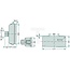 Cobo Rear light left 185 x 85 x 72 mm, 12 V, hole spacing 80 mm | 2.8059.080.0, 2.8059.150.0