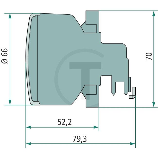 HELLA Blinklicht hinten links / rechts 12V21WK / P21W, gelb, rund, 12 V | 2.8059.534.0, 2BA009001191