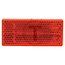 HELLA Reflector rectangular red, 70 x 31,5 mm, thickness 5 mm, bonded