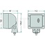 HELLA Work lamp flood beam H3, 55/70 W, 12/24 V, 112 x 127 x 97 mm | G312901110023, G312901110022, G312901110021, G312901110020, G312901110010, AL116438, AZ55087, AL117065, AZ61046, 1GA007506081