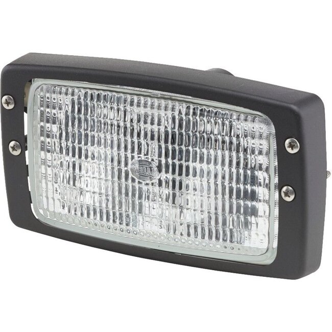 HELLA Arbeitsscheinwerfer - 4551GB 996080011, G312900113020, G312900113010, 1GB996080011, 1GB 996 080-011 | Nennspannung: 12 / 24 V | Form: eckig | Abmessungen B x H x T: 182 x 102 x 95 mm | Lichtfunktion: Nahfeld-Ausleuchtung | Anschluss: offene Kabelenden | L