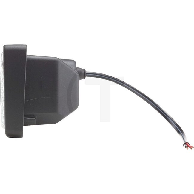 HELLA Work light - 4551GB 996080011, G312900113020, G312900113010, 1GB996080011, 1GB 996 080-011 | Bulb: H3 | Connection: Open cable ends | Form: Rectangular | Hole spacing: 160 mm | Material: Housing: plastic, lens: glass | Dimensions W x H x D: 182 x 102 x 95