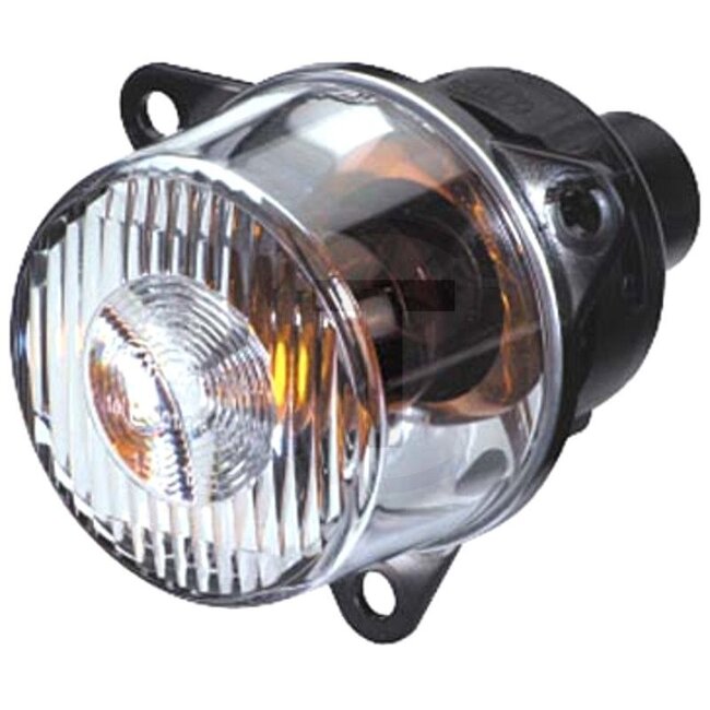 HELLA Indicator light Front, left/right - 4552BA 008221001, G931901020130, 2BA008221001, 2BA 008 221-001, 0029741001 | Bulb: 12V21WKG / PY21W | Colour: Lens: transparent | Attachment: Front | Form: Round | Installation location: Left/right/front | Nominal volta