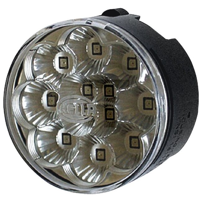 HELLA LED indicator light Left/right - 4552BA 009001431, G737900020070, 2BA009001431, 2BA 009 001-431, 2.8059.522.0, 6517643M91 | Bulb: LED | Colour: Lens: transparent | Attachment: Rear | Connection: AMP plug connection, 2-pin | Form: Round | Thread: M4 x 12 |