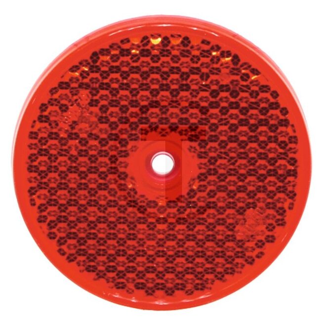 GRANIT Reflectors - 70760010, X830190060000, 30.0011.000 | Form: Round | Mounting type: Bolted | Colour: Red | Total Ø: 80 mm | Hole Ø: 5.5 mm | Material: Plastic