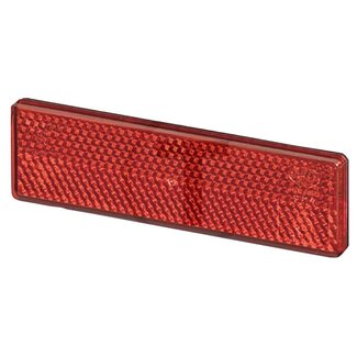 HELLA Reflector rechthoekig rood 91,8 x 27,3 mm, materiaaldikte 6,3 mm