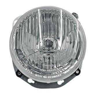 Headlight left / right 12 / 24 V, H4, screw fixing, with frame