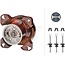 HELLA High-beam headlight left/right - 4551K0 008191011, G931901020151, G931901020150, 1K0008191011, 1K0 008 191-011, G 931 901 020 150, 7700066388, 4287182M1 | Bulb: 12V55W / H7 | Colour: Diffusing lens: transparent | Form: Round | Fixing: 4-point mounting | I