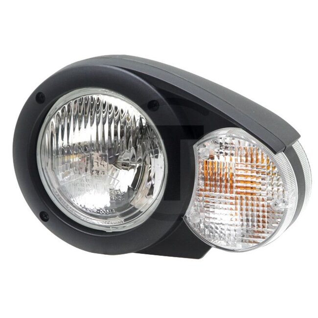 HELLA Koplamp rechts, passend voor Fendt-tractoren G930900020020 - 4551E3 996160001, G930900020020, 1E3996160001, 1E3 996 160-001 | Netspanning: 12 V | Plaats: rechts | Lamp: 12V60/55W / H4, 12V4WK / T4W, 12V21WKG / PY21W | Inclusief lamp: ja | Lichtfunctie: me