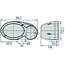 HELLA Headlight right 12 / 24 V, H4, 304,5 x 153,3 x 146 mm, attachment Fendt | G930900020070, 1EB996167041