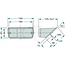 GRANIT Achterlicht rechts 199 x 85 x 145 mm, 12 V | 5172685, 81844434, 83960376, E6NN13N465BA