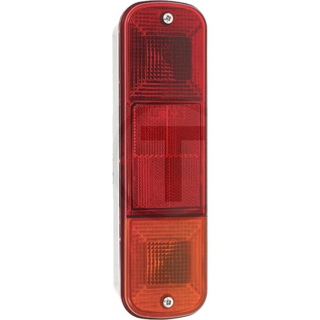 GRANIT Rückleuchte - 70717002, 82009066, 82007634 | Leuchtmittel: 12V10WK / R10W, 12V21WK / P21W | Breite: 235 mm | Form: rechteckig, kurze Seiten abgerundet | Höhe: 70 mm | Abmessungen B x H x T: 235 x 70 x 45 mm | Tiefe: 45 mm | Befestigung: M5 | Einbauort: li