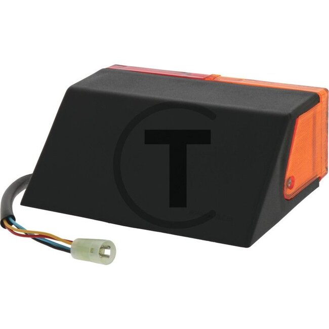 Cobo Achterlicht - 22702625000, 44906525, 1009858 | Afmetingen B x H x D: 180 x 62 x 121 mm | Lichtfunctie: Remlicht / knipperlicht / achterlicht | Lamp: 12V21WK / P21W, 12V21 / 5WK / P21 / 5W | Inclusief lamp: nee | Montagewijze: geschroefd, horizontale beves