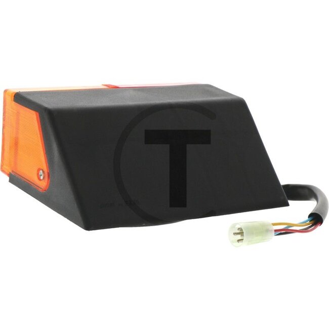 Cobo Rear light - 22702624000, 44906524, 1009853 | Bulb: 12V21WK / P21W, 12V21/5WK / P21/5W | Connection: 4-pin | Width: 180 mm | Form: Rectangular | Height: 62 mm | Cable length: 1 m | Hole spacing: 80 mm | Dimensions W x H x D: 180 x 62 x 121 mm | Depth: 121