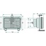 Cobo Koplamp links / rechts 12V60/55W / H4, inbouw, schroefbevestiging - 5165824