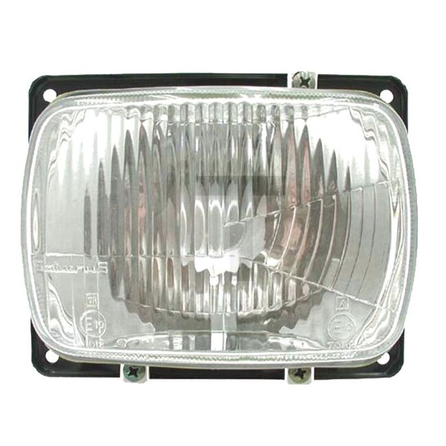 GRANIT Main headlight Left/right - 70717022, 5138349, 5120073, RE.27607.09 | Bulb: 12V45/40WAS / R2, or 12V45/40W halogen / R2, 24V55WAS / R2 | Material: Glass | Dimensions W x H x D: 192x133x126 mm | Installation location: Left/right | Protection class: IP54 |