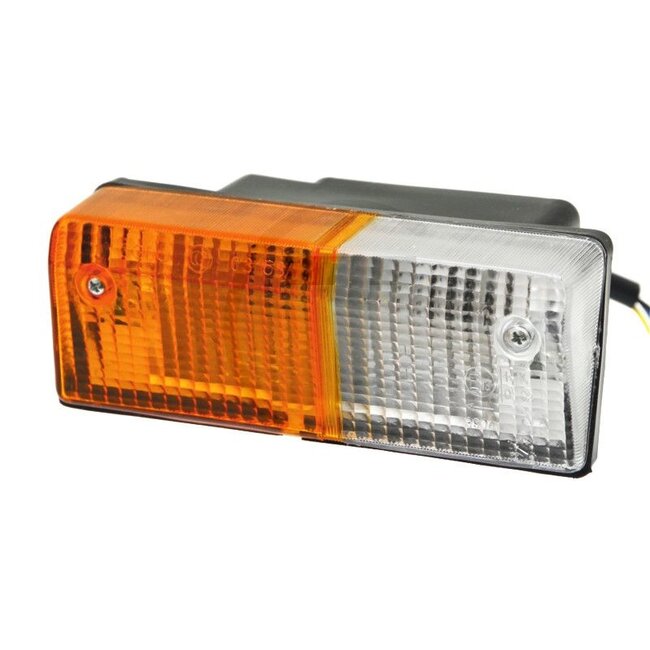 Cobo Direction indicator and position light - 22703159000, 4999859, 4997265, 9958319, 400481AA, 1425884M92, 1011360 | Bulb: 12V21WK / P21W, 12V5WK / R5W | Colour: Yellow, white | Width: 169 mm | Form: Rectangular | Height: 62 mm | Dimensions W x H x D: 169 x 6
