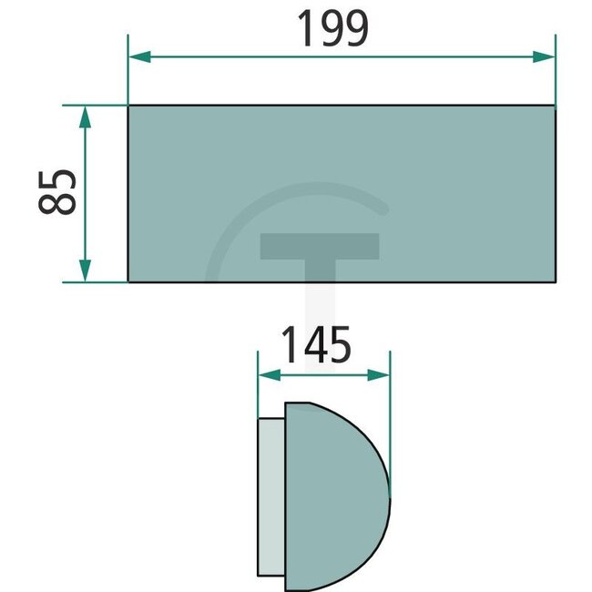 GRANIT Indicator/position light 199 x 85 x 145 mm, P21W, R5W left | 5172682, D3NN13201B, D8NN13N330AB, E6NN13N331AA, 81844435, D8NN13N331AB