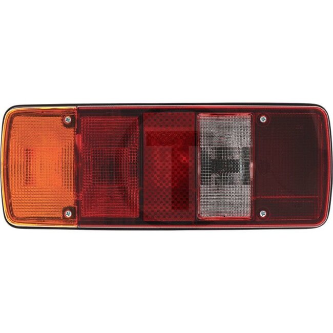 GRANIT Achterlicht - 70711019, 700/50184, 700/28300 | Afmetingen B x H x D: 343 x 133 x 70 mm | Lichtfunctie: Achterlicht / remlicht / knipperlicht / kentekenplaatverlichting / mistlicht / achteruitrijlicht | Lamp: 12V10WK / R10W, 12V21WK / P21W | Inclusief lamp