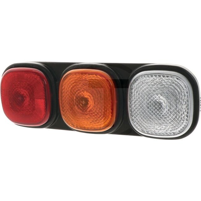 GRANIT Achterlicht - 70711005, 70050129, 70050044 | Lamp: 12V21WK / P21W, 12V21 / 5WK / P21 / 5W | Breedte: 334 mm | Vorm: rechthoekig, korte zijden afgerond | Hoogte: 112 mm | Afmetingen B x H x D: 334 x 112 x 57 mm | Diepte: 57 mm | Plaats: links | Netspanning