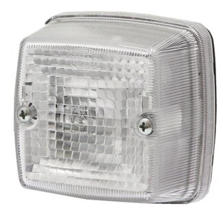 HELLA Breedtelicht C5W wit/helder, vierkant 84 x 51 mm, aanbouw