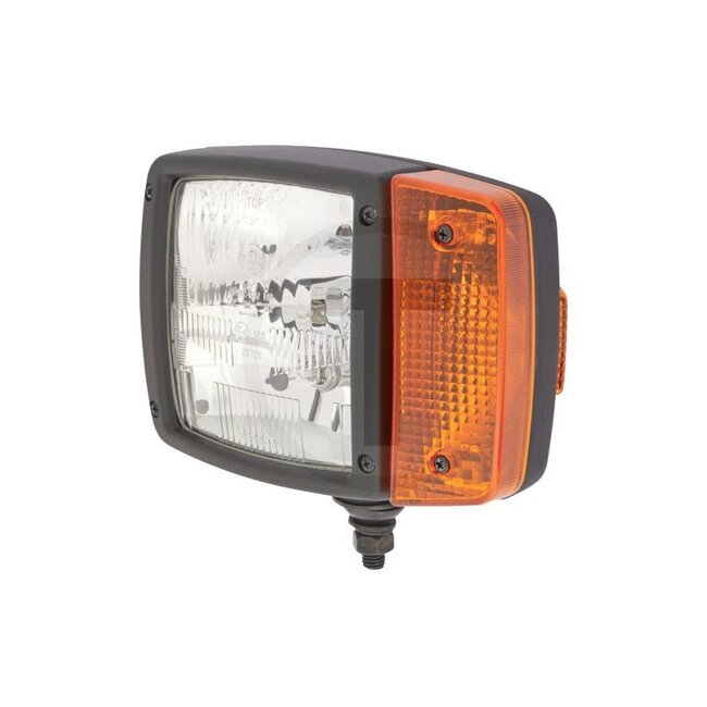 HELLA Koplamp links met knipperlicht 12 V, 55 W H3/H7, 120 x 120 mm, aanbouw | AZ54038, 224581, 1SA996120051