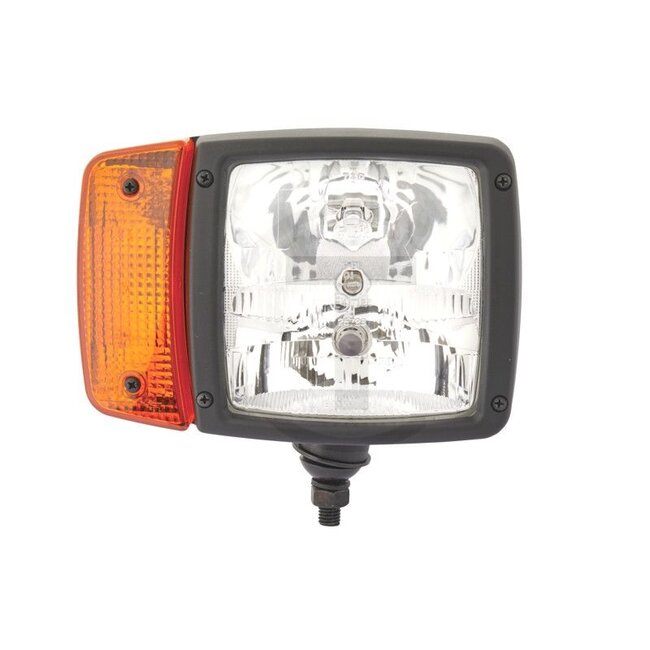 HELLA Koplamp rechts met knipperlicht 12 V, H3/H7, glas 120 x 120 mm | AZ54037, 224580, 1SA996120061