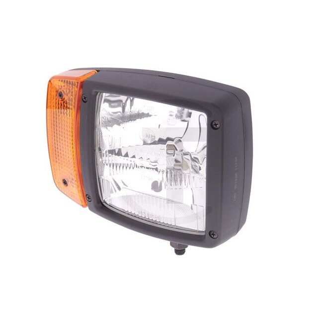 HELLA Koplamp rechts met knipperlicht 12 V, H3/H7, glas 120 x 120 mm | AZ54037, 224580, 1SA996120061