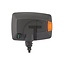 HELLA Koplamp rechts met knipperlicht 12 V, H3/H7, glas 120 x 120 mm | AZ54037, 224580, 1SA996120061