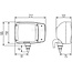 HELLA Koplamp rechts met knipperlicht 12 V, H3/H7, glas 120 x 120 mm | AZ54037, 224580, 1SA996120061