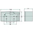 HELLA Knipper-breedtelicht rechts 158 x 64 x 51 mm, 12V21WK / P21W | 2BE003184061