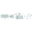Cobo Blink-Positionsleuchte - 22703169000, 2.8019.720.0/10, 2.8019.720.0, 1011390 | Leuchtmittel: 12V21WK / P21W, 12V5WK / R5W | Farbe: gelb, weiß | Breite: 100 mm | Form: rechteckig | Höhe: 70 mm | Abmessungen B x H x T: 100 x 70 x 70 mm | Tiefe: 70 mm | Einb