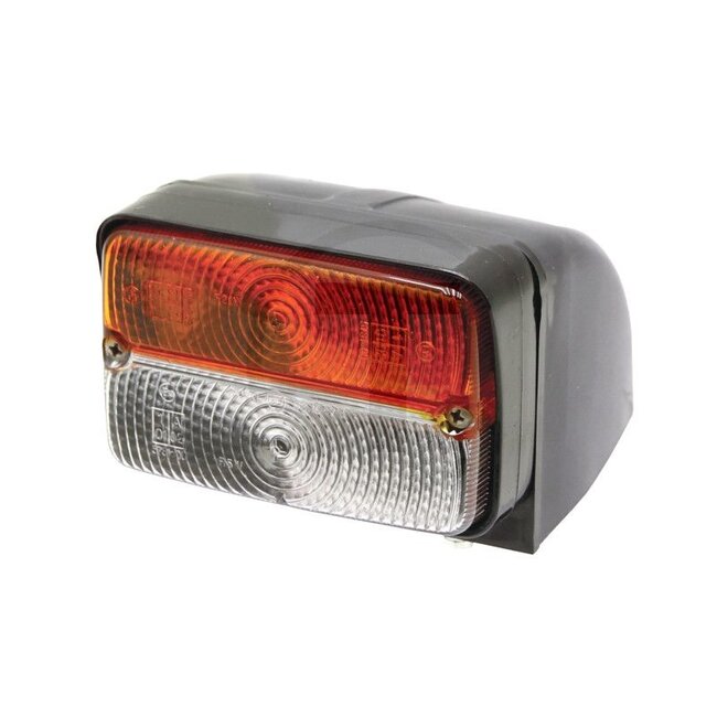 Cobo Blink-Positionsleuchte - 22703106000, 2.8019.690.0, 2.8019.130.0, 1011311 | Leuchtmittel: 12V21WK / P21W, 12V5WK / R5W | Farbe: gelb, weiß | Breite: 120 mm | Form: rechteckig | Höhe: 80 mm | Abmessungen B x H x T: 120 x 80 x 154 mm | Tiefe: 154 mm | Einba