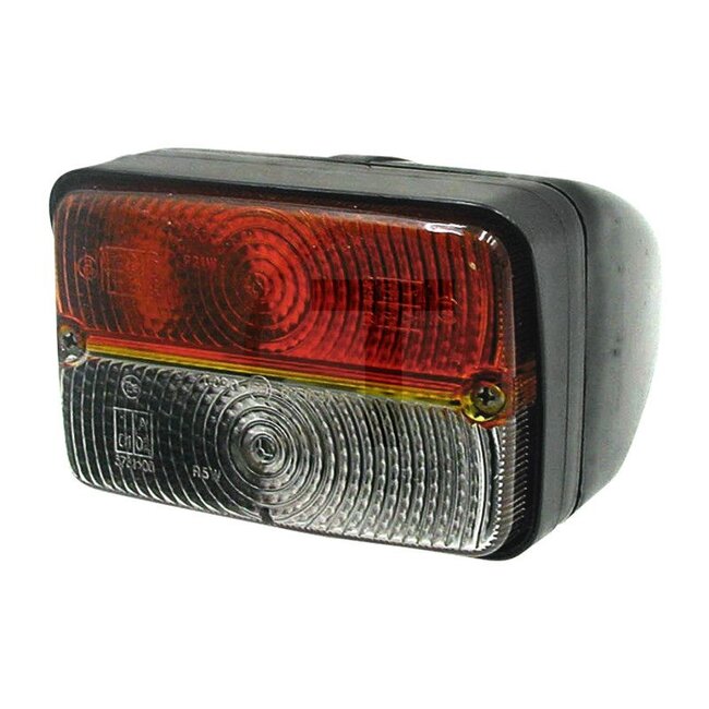 Cobo Knipper-breedtelicht - 22703134000, 1424107M92, 1424107M91, 1011327 | Lamp: 12V21WK / P21W, 12V10WK / R10W | Kleur: geel, wit | Breedte: 120 mm | Vorm: rechthoekig | Hoogte: 80 mm | Afmetingen B x H x D: 120 x 80 x 136 mm | Diepte: 136 mm | Plaats: links